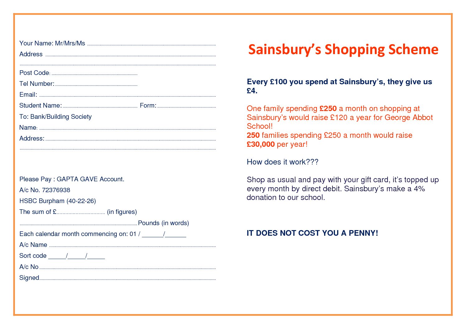 Sainsburys jobs application form download